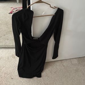 Black long sleeve dress